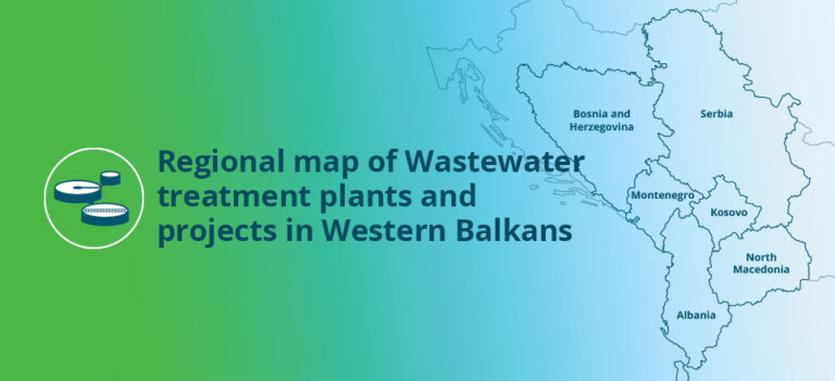 Regional map of Wastewater treatment plants and projects